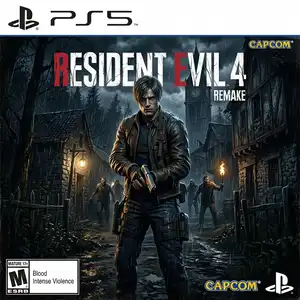 Resident Evil 4 Remake PS5 horror game available for rent in Dubai